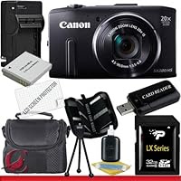 Canon PowerShot SX280 HS Digital Camera 32GB Package