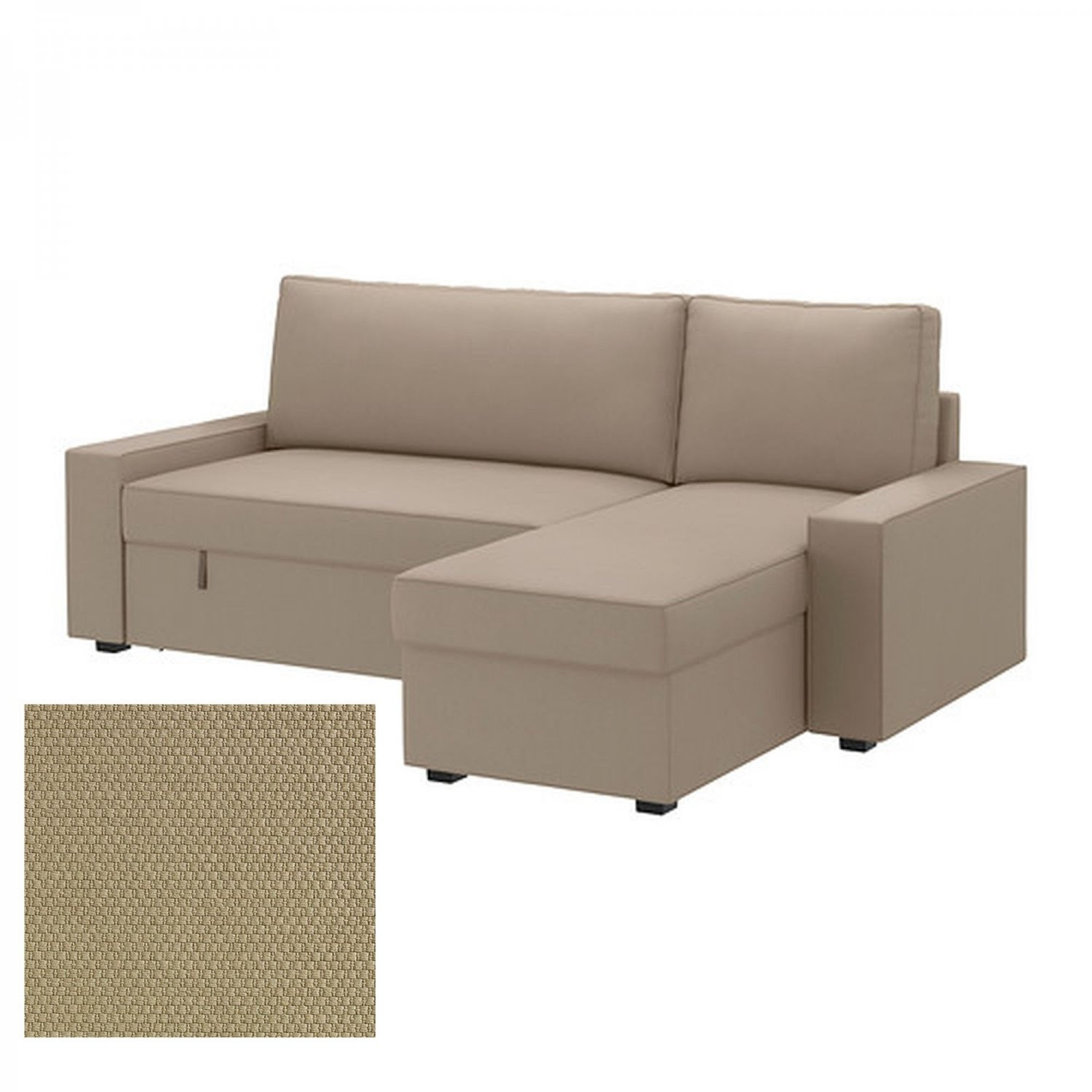 IKEA VILASUND Sofa Bed with Chaise SLIPCOVER Sofabed Cover ... IKEA VILASUND Sofa Bed with Chaise SLIPCOVER Sofabed Cover ...
