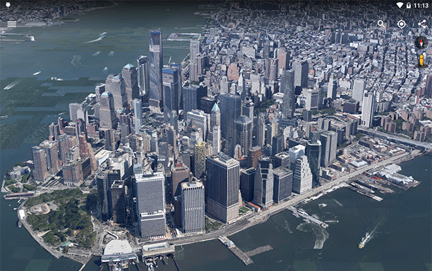 Google Maps 3D view on Android