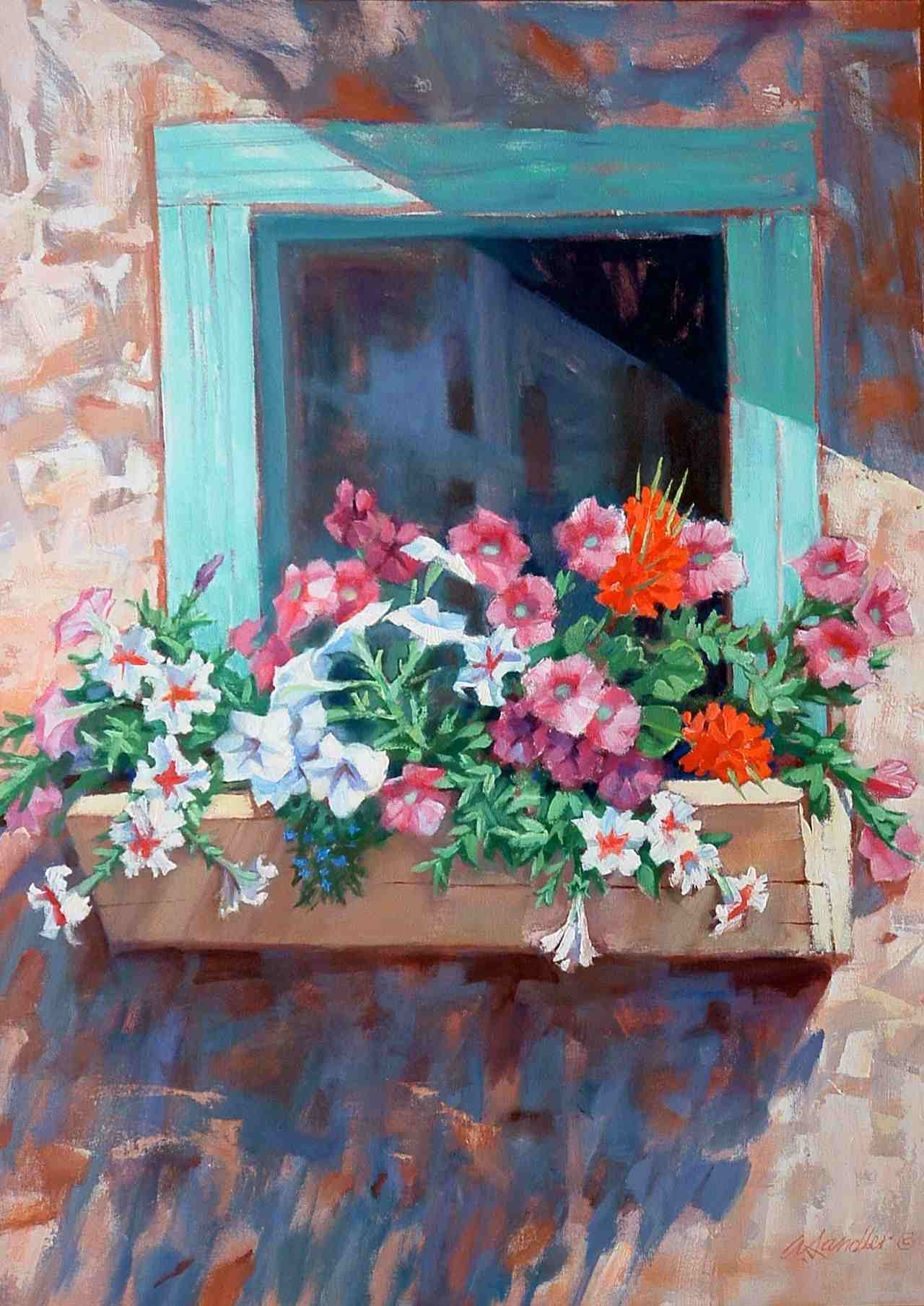Index to art of Alvin Sandler paintings prints drawings 