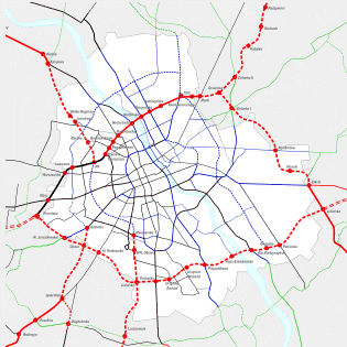 krasińskiego warszawa mapa SISKOM   Trasa Mostu Krasińskiego