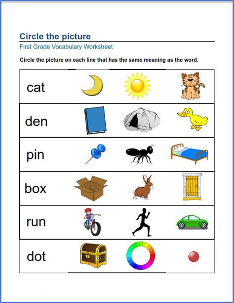 Websearch printable 1st grade worksheets reading and writing. 1st grade worksheets best coloring pages for kids