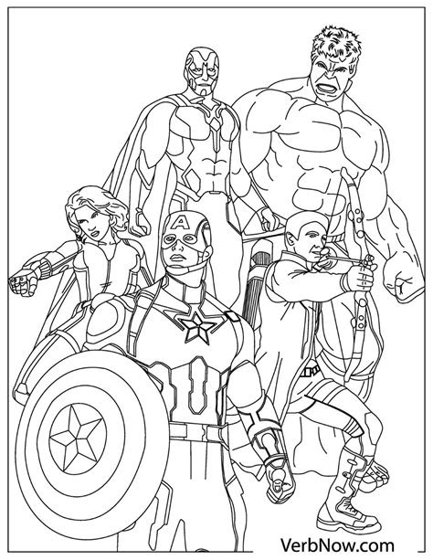Webavengers coloring pages (all free printable) superhero hulk. free avengers coloring pages your kids will love download pdfs verbnow