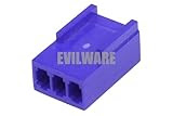 mod/smart Fan Power Connector 3pin Buchse - UV Purple