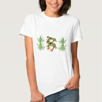 Tree Frog on Women's T-Shirt