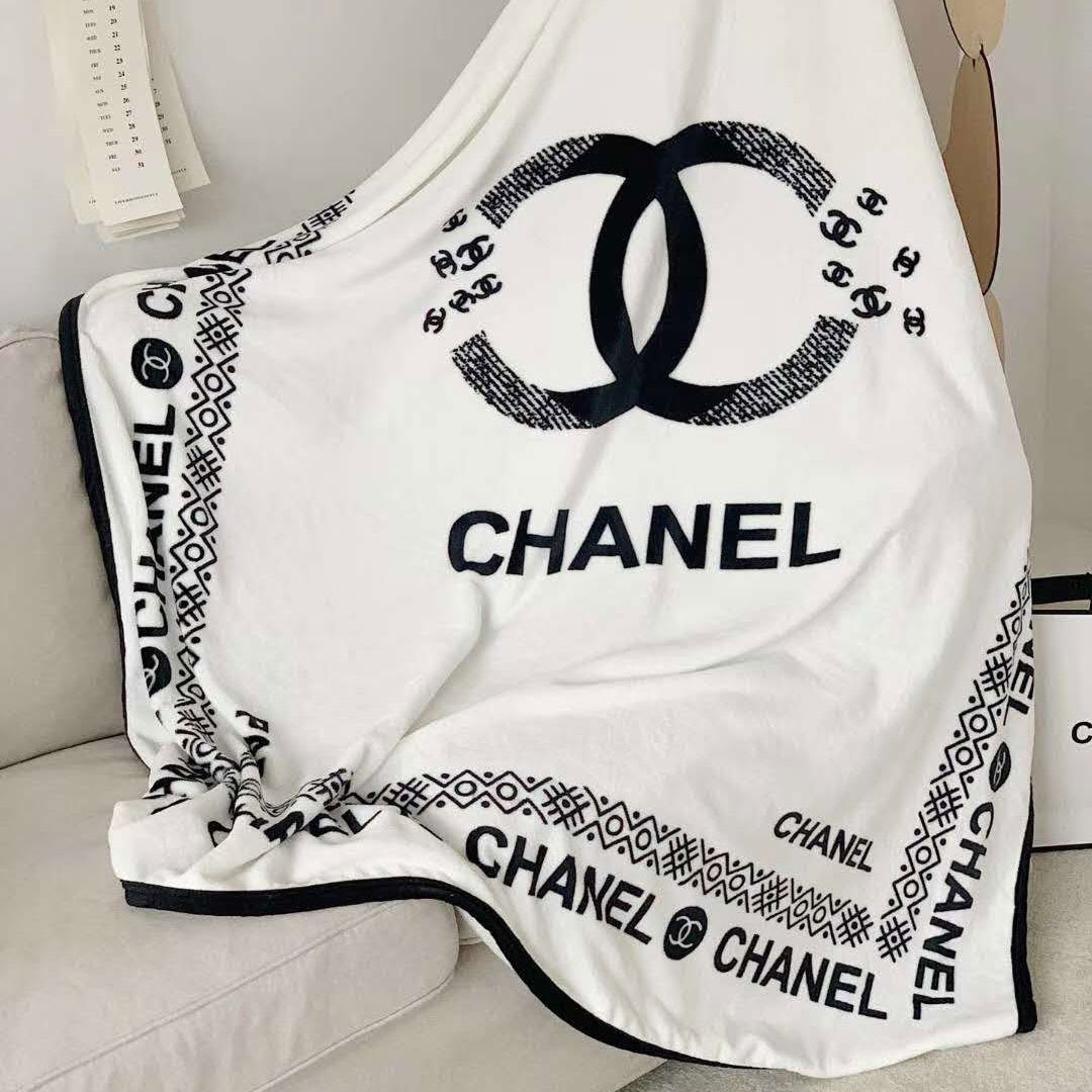 シャネル ブランケット ブランド オシャレ Chanel シングル 毛布 フランネル 北欧 ひざ掛け 多用途 もうふ 激安