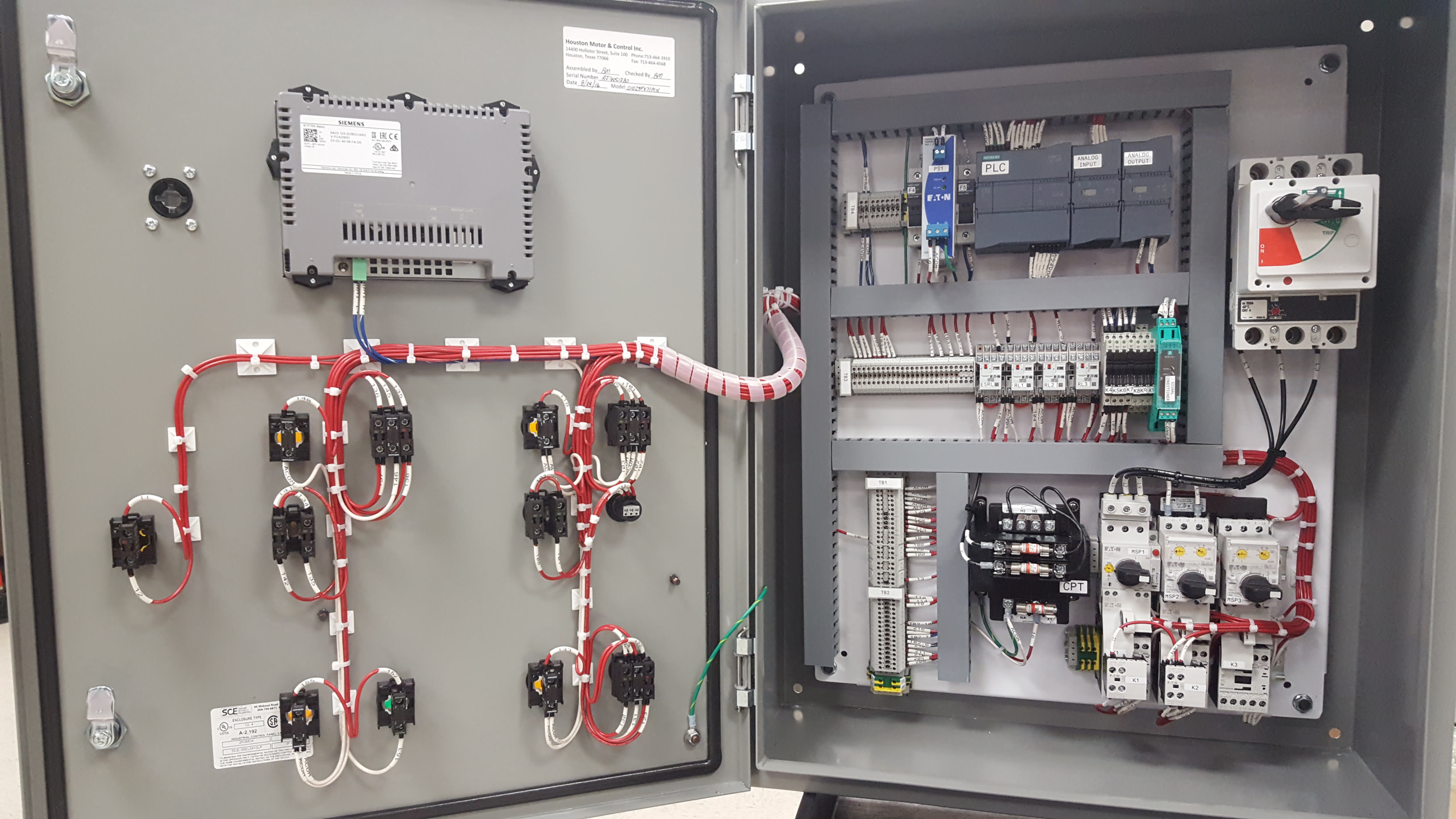 Electrical Control  Panel Design Houston Motor   Electrical Control  Panel Design Houston Motor