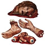 Body Part Cutouts Party Accessory (1 count) (4/Pkg)