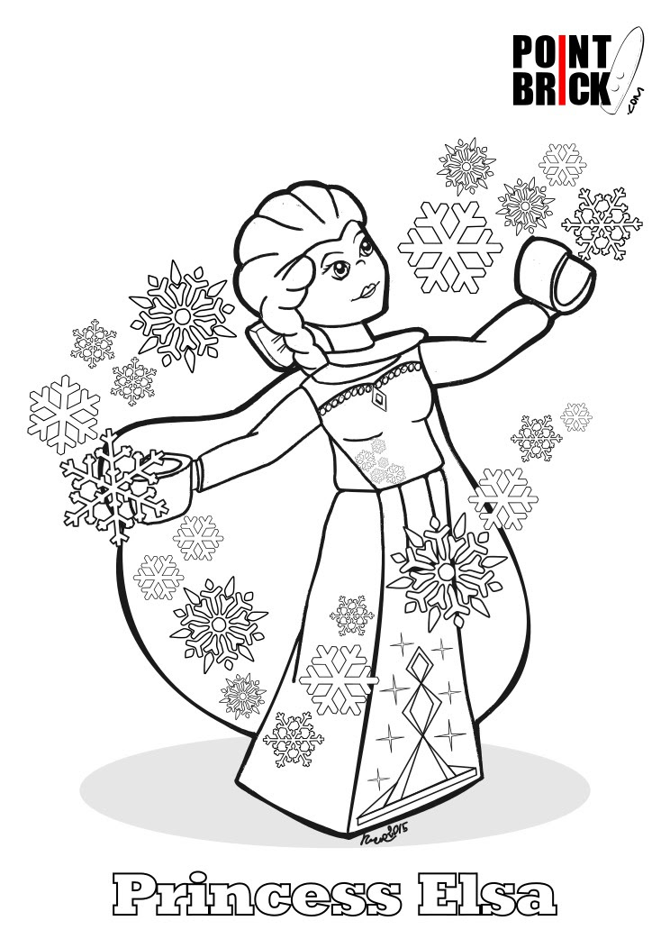 Point Brick Blog Disegni Da Colorare Lego Hulk Ed Elsa Di Frozen