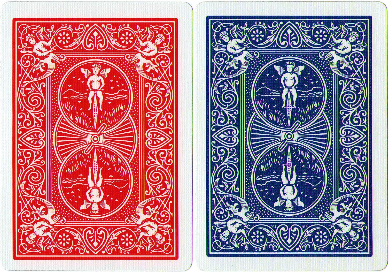 are perhaps the most recognized card backs in the world