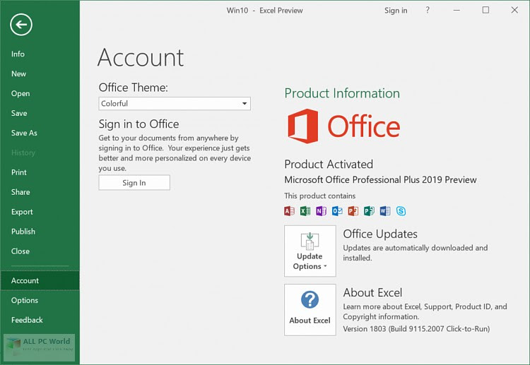 Download Microsoft Office 2019 Preview Build 16.0 Free  ALL PC World