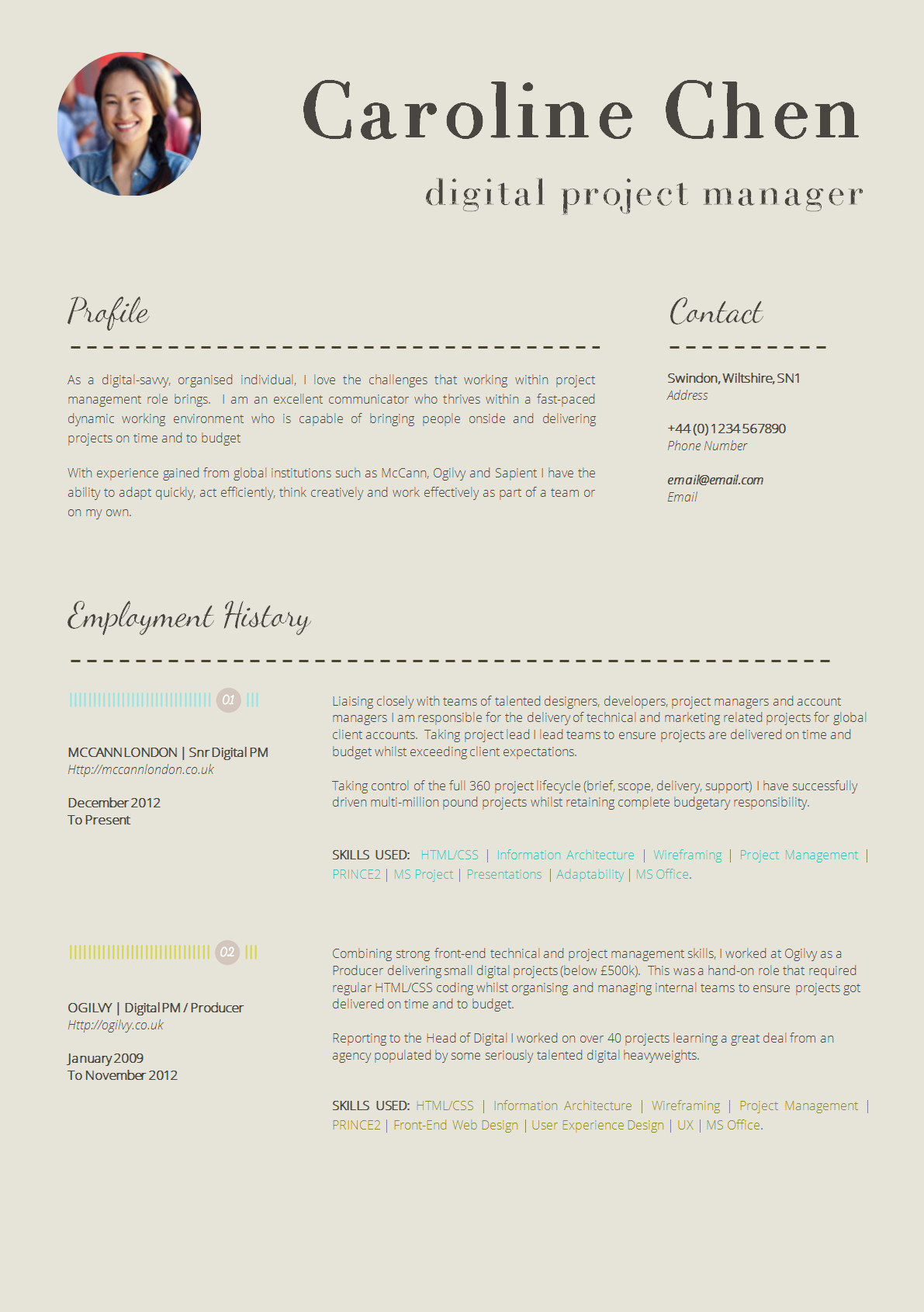 CV Template | Fotolip.com Rich image and wallpaper
