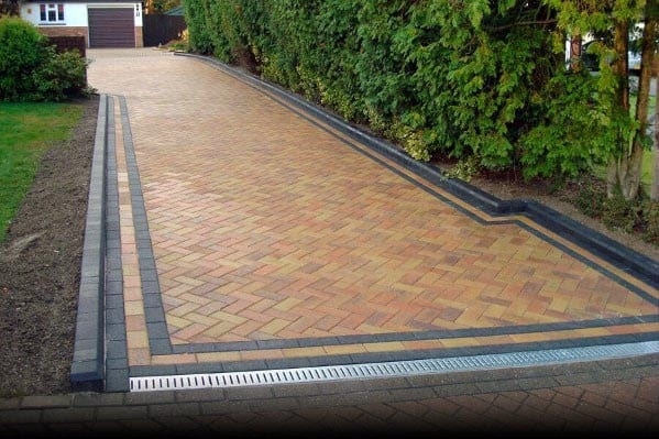 Top 40 Best Driveway Edging Ideas - Inviting Border Designs