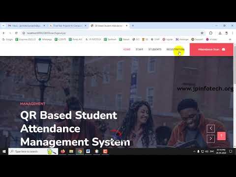 Student Attendance System Using QR-Code | Java Web Application Project