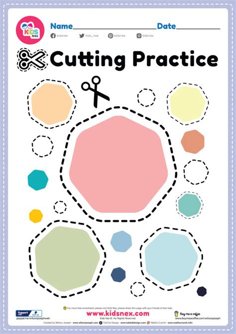  free printable worksheets for kindergarten and preschool kids