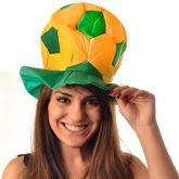 Chapéu Bola Verde e Amarelo - COPA 2014