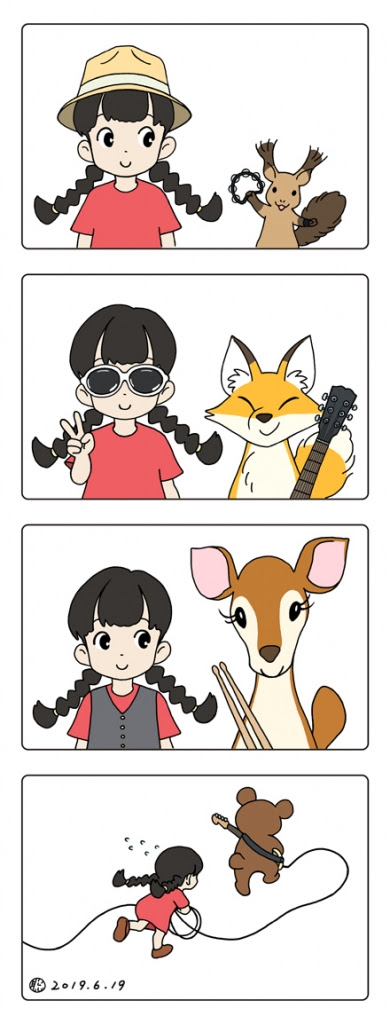 優しいあの子 のんびりイラスト日記