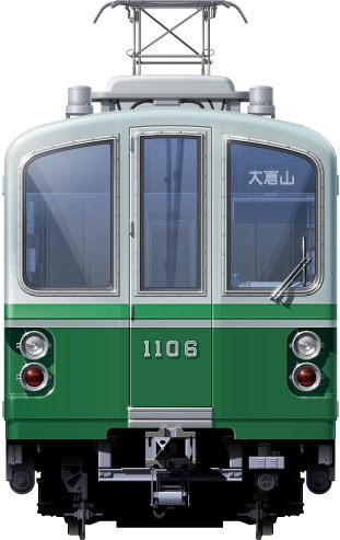 神戸市交通局 地下鉄 1000形 正面イラスト