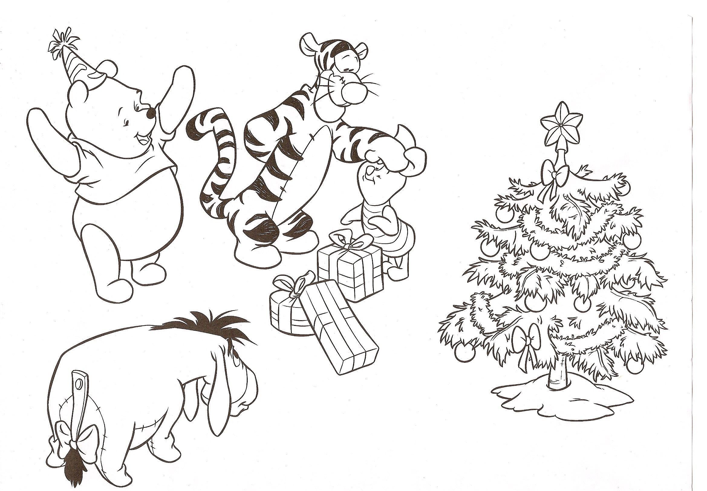 Coloriage winnie et ses copains