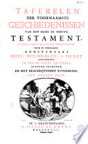 Taferelen der voornaamste geschiedenissen van het Oude en Nieuwe
Testament, en andere boeken, bij de Heilige Schrift gevoegt