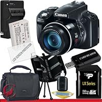 Canon PowerShot SX50 HS Digital Camera 32GB Package 3