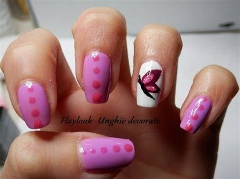 video tutorial  nail art farfalla  flaylook youtube