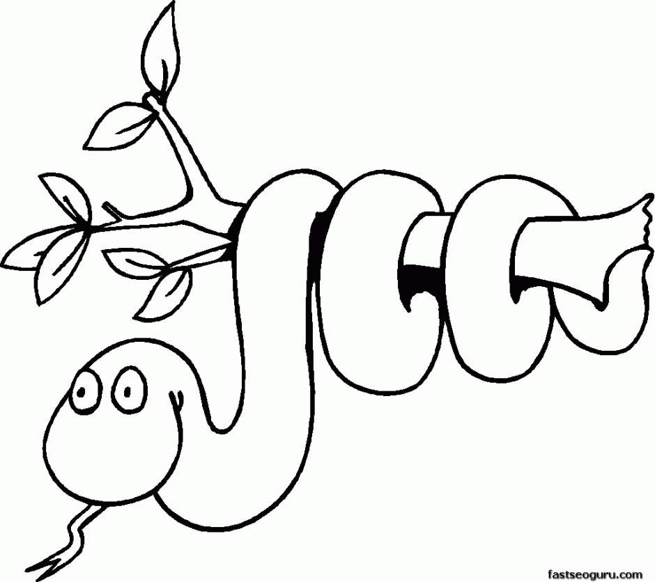 cute snake coloring pages - Clip Art Library