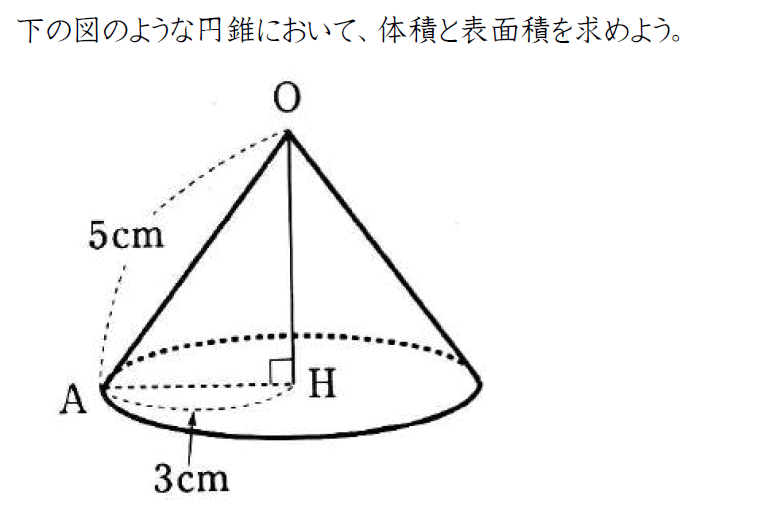 Studydoctor円錐と三平方の定理 中学３年数学 Studydoctor