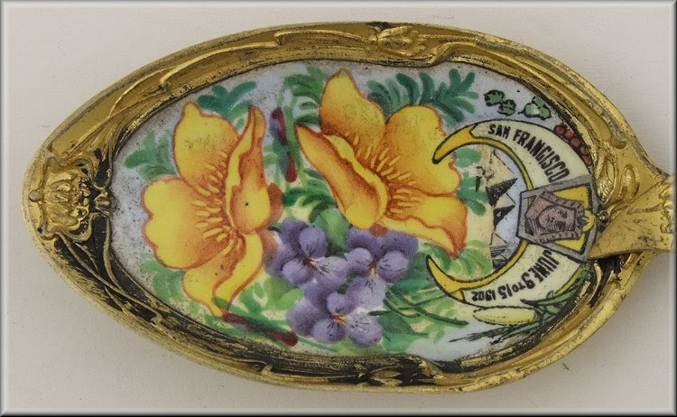 1902 Shrine Sterling and Enamel Souvenir Spoon 1902 Shrine Sterling and Enamel Souvenir Spoon