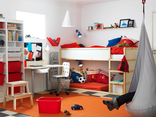 超絶キュート Ikeaの2段ベッド ロフトベッドを使った子供部屋実例