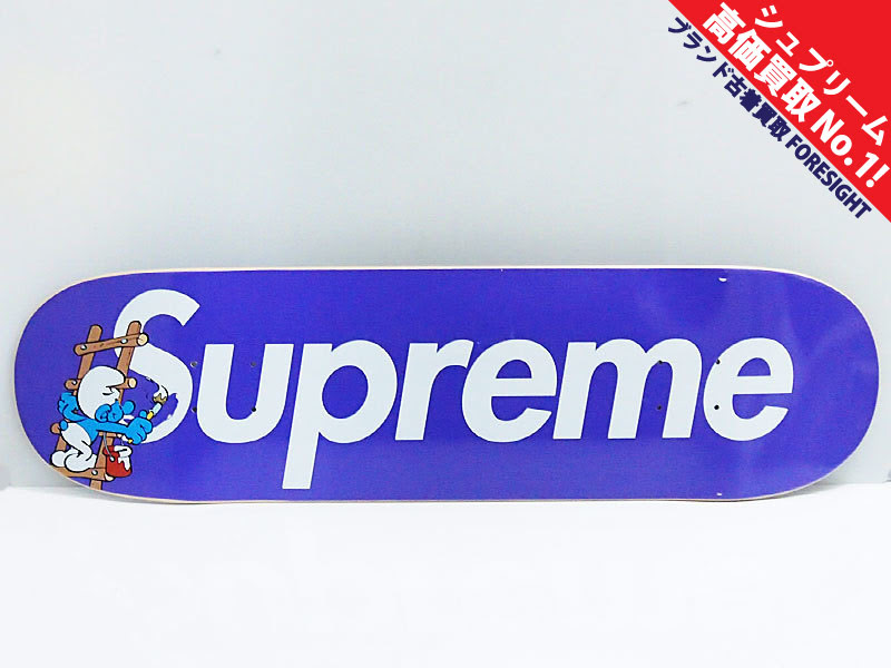 Supreme Smurfs Skateboard スマーフ スケートボード デッキ Deck パープル 紫 ロゴ シュプリーム ブランド古着の買取販売フォーサイト オンラインストア
