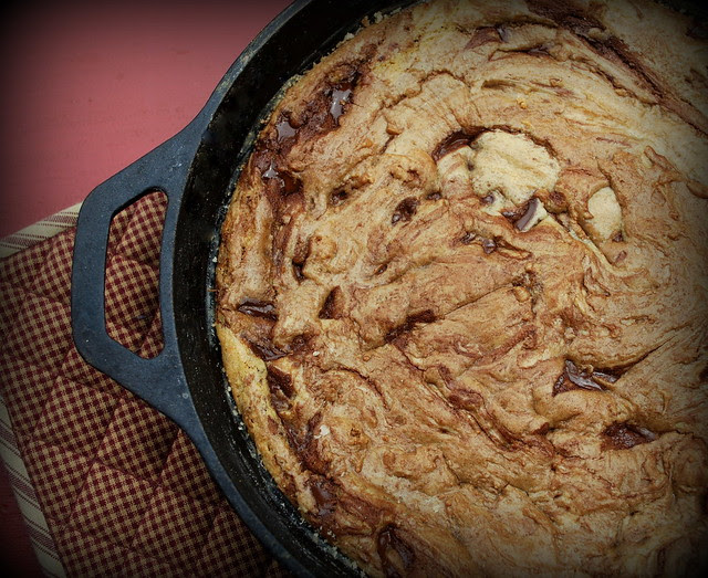 One Pan Chocolate Chunk Cookie 1