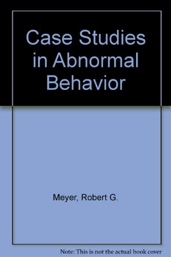 Case Studies in Abnormal Behavior