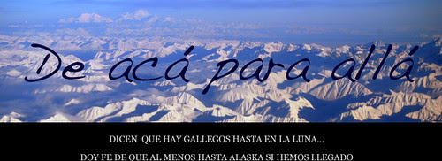 De acá para allá...