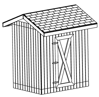 Gable Storage Shed My Backyard Plans | DIY Woodworking Projects