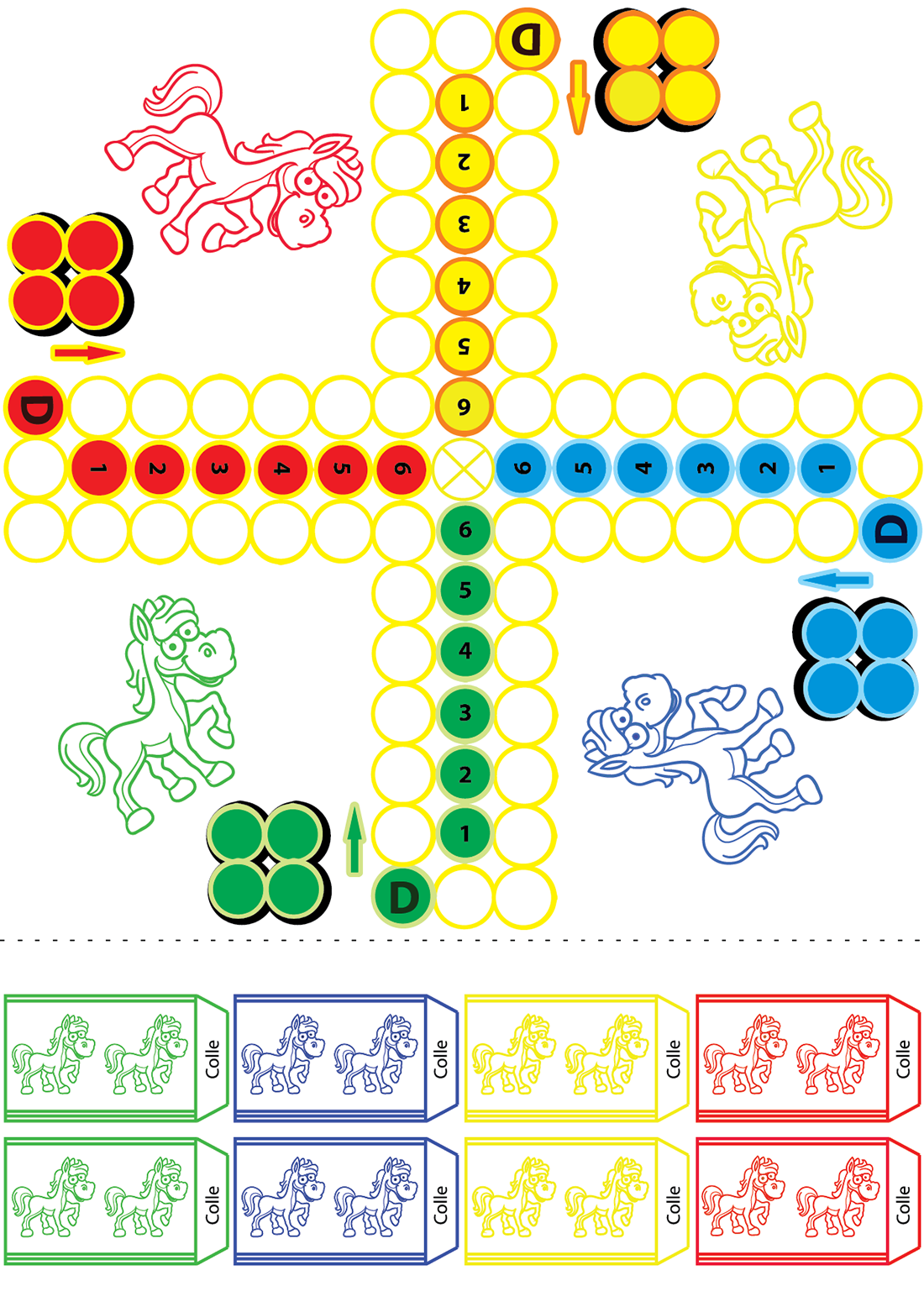 jeux des petits chevaux
