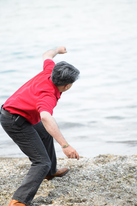Boys Love Skipping Rocks -- Big Bay Park -- Whitefish Bay, Wisconsin, United States -- Copyright 2014 Jeffrey Friedl, http://regex.info/blog/