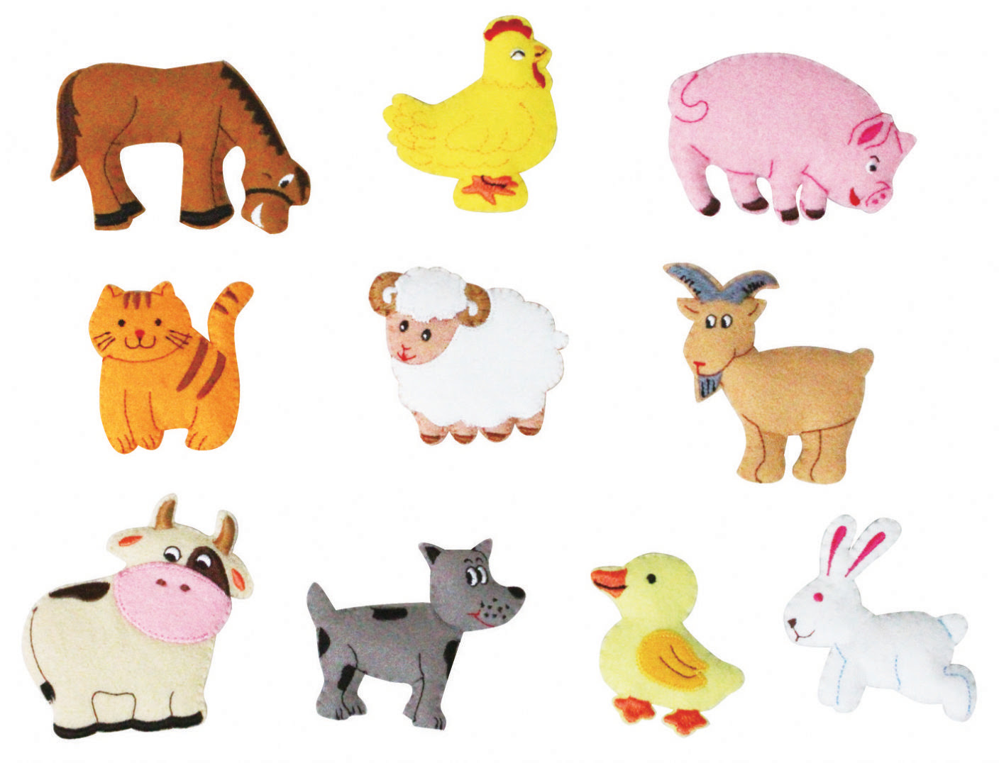 farm animal cutouts printable Clip Art Library
