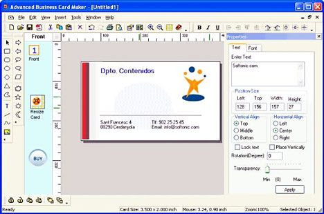 advanced business card maker