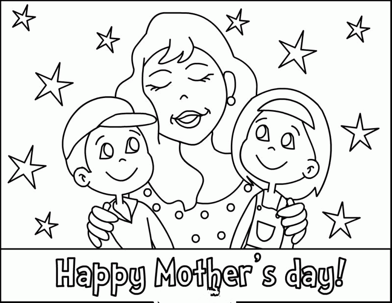 free happy mothers day coloring page download free clip art