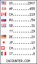 visitors by country counter