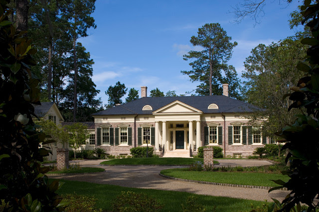 Georgia Greek Revival Traditional Exterior by Georgia Greek Revival Traditional Exterior by