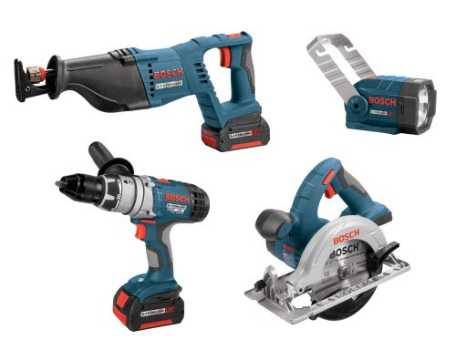 Bosch CLPK40-180 18-Volt Litheon 4 Tool Combo Kit