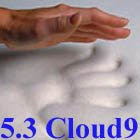 Classic Comfort Pillow included with 5.3 Cloud9 King 3 Inch 100% Visco Elastic Memory Foam Mattress Topper