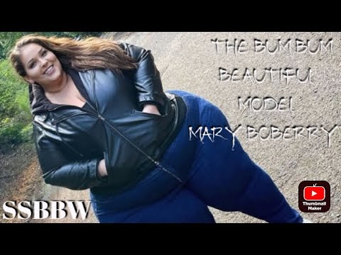  I am Mary Boberry 36 years old and 98 kg in weight || Top one plus size BBW model [fashion]