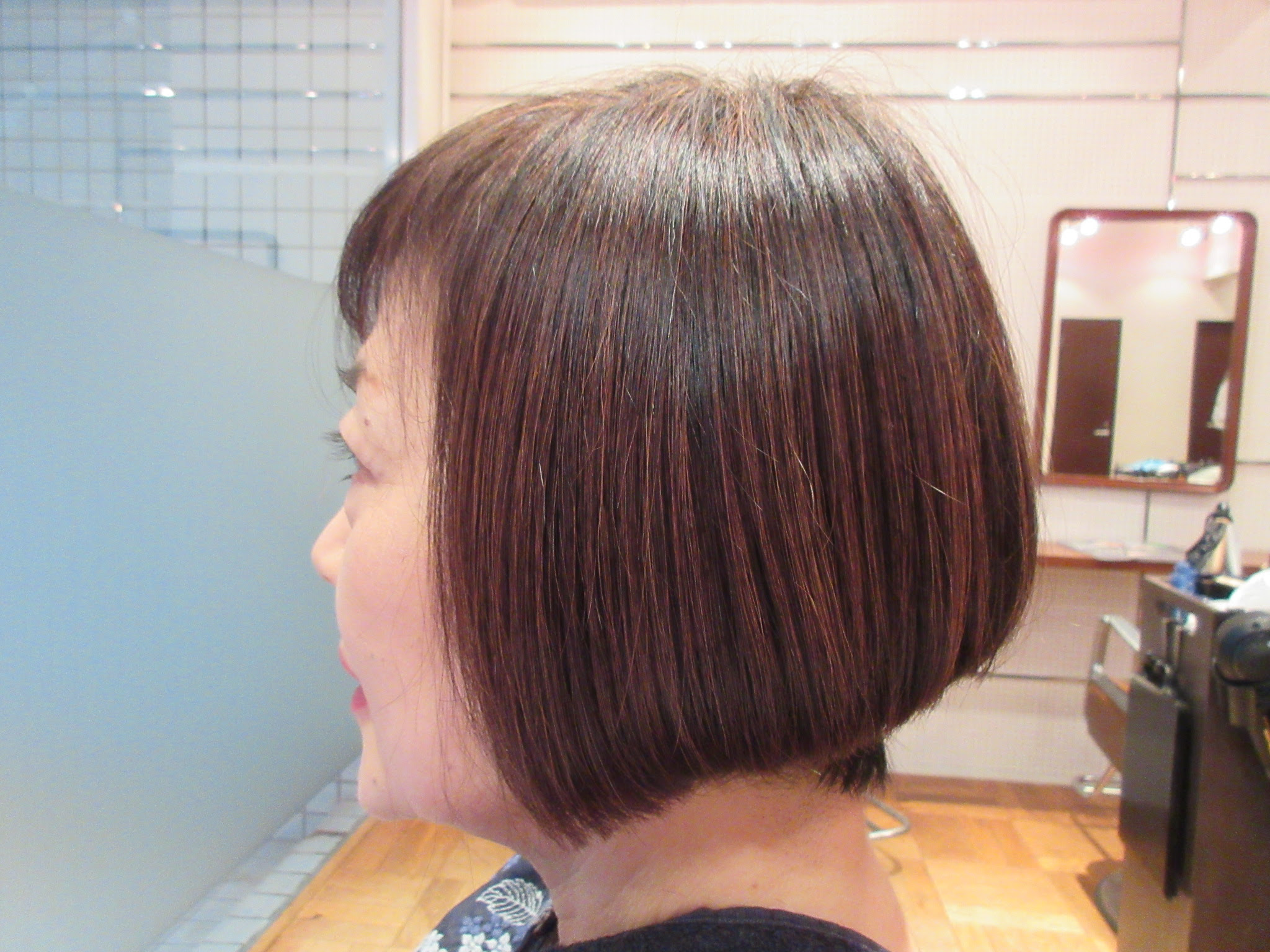 60代ボブスタイル 60代ヘアスタイル 60代髪型 60代ヘアカタログ 40代