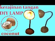 Ketahui Kerajinan Tangan Lampu Hias Yang Terbuat Dari Kelapa Handicrafts Decorative Lights From Coconut , Paling Populer!