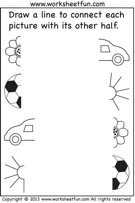  free kindergarten worksheets printable free preschool preschool
