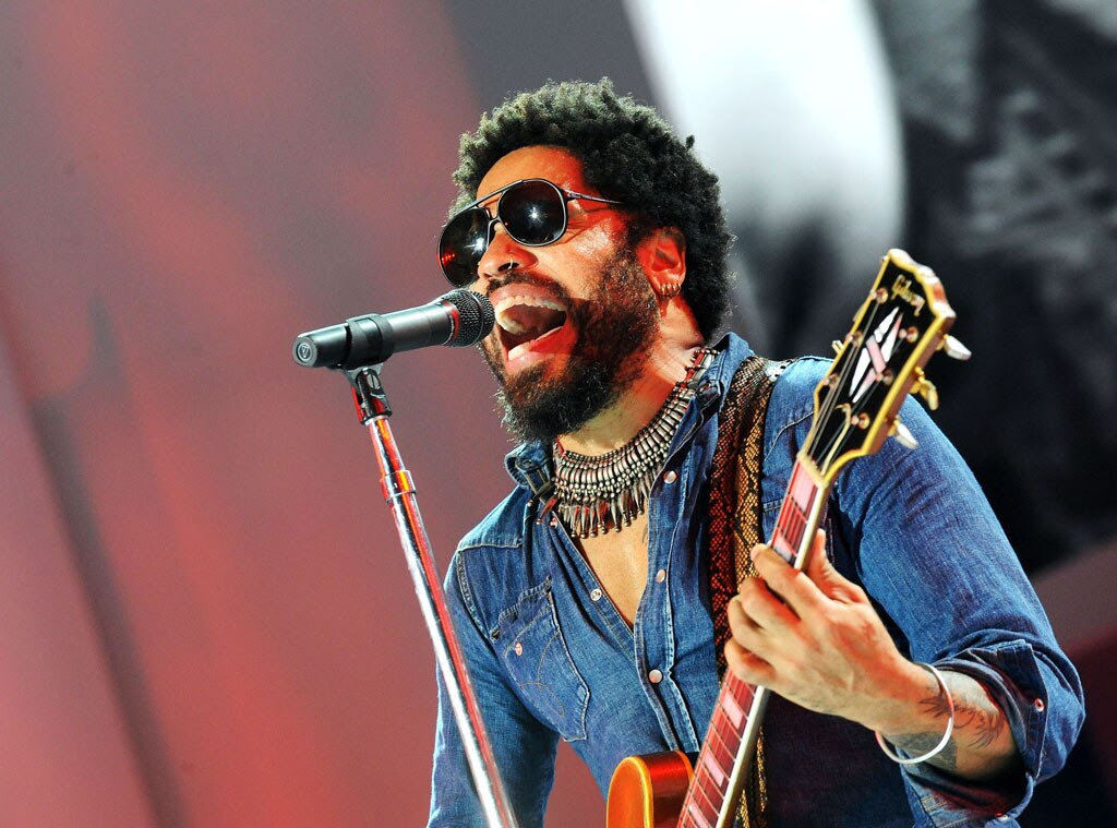 Lenny Kravitz from Musicians Performing Live on Stage  E 