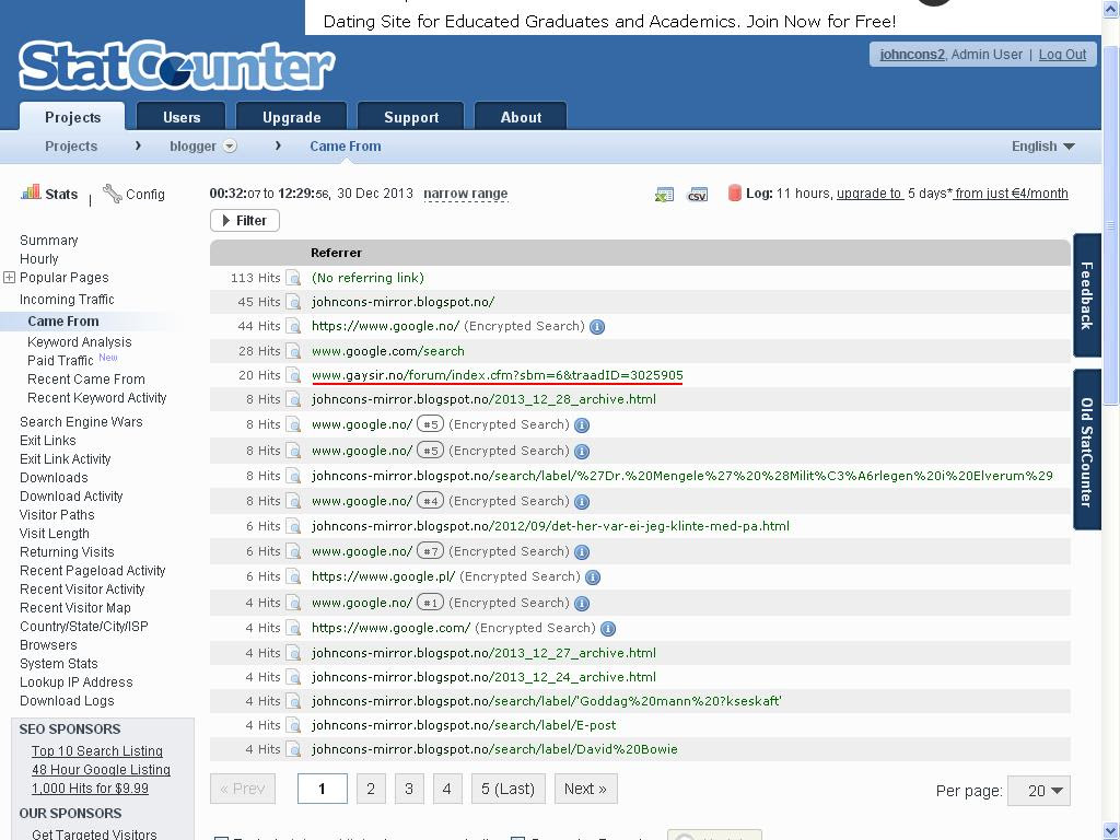 statcounter gaysir